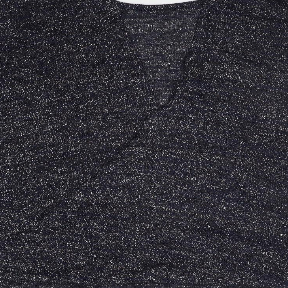 River Island Womens Blue Basic T-Shirt Size 8