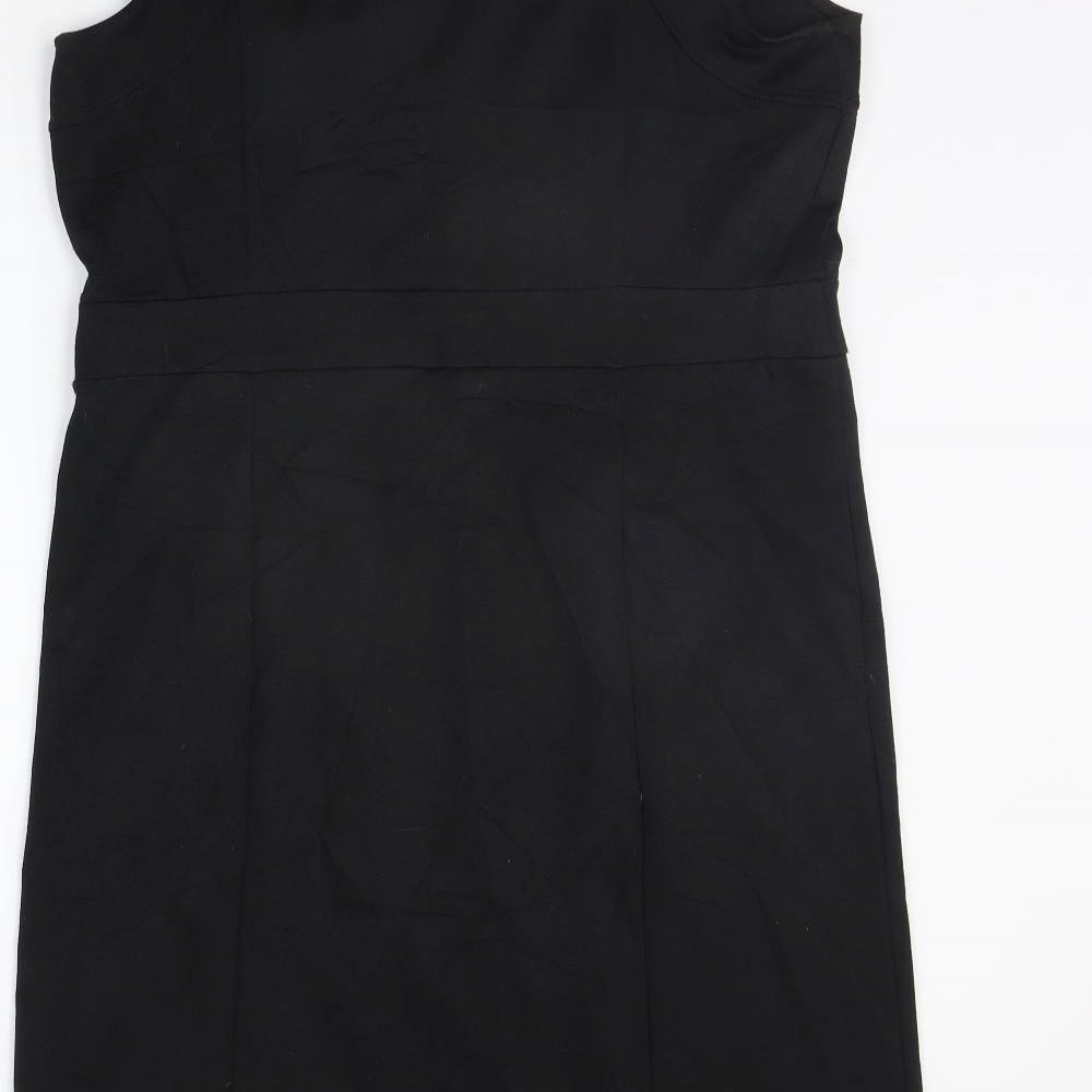 glamarous Womens Black A-Line Size 14