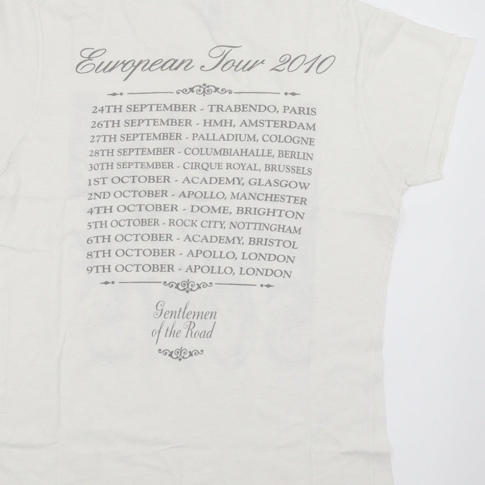 Gildan Womens White Basic T-Shirt Size M - Mumford & Sons