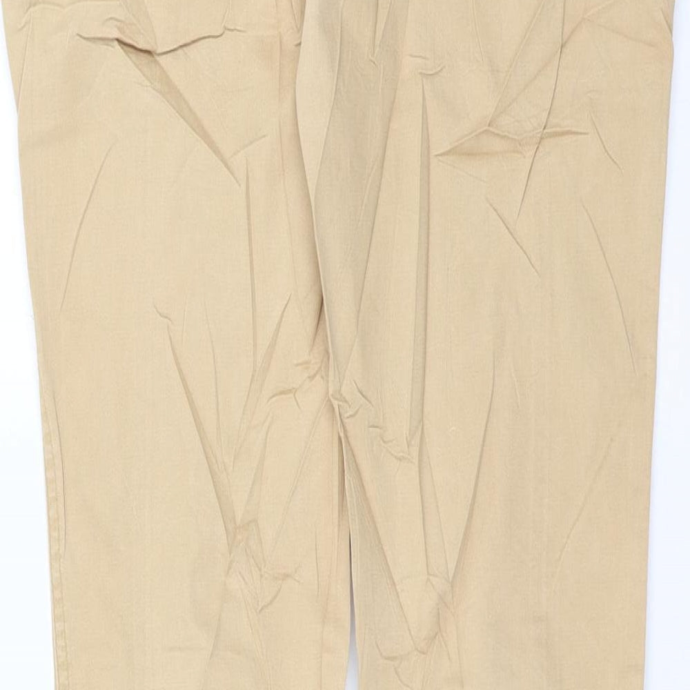 Miso Womens Beige Trousers Size 8 L30 in