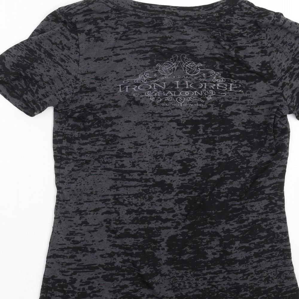 Next Level Womens Black Basic T-Shirt Size M