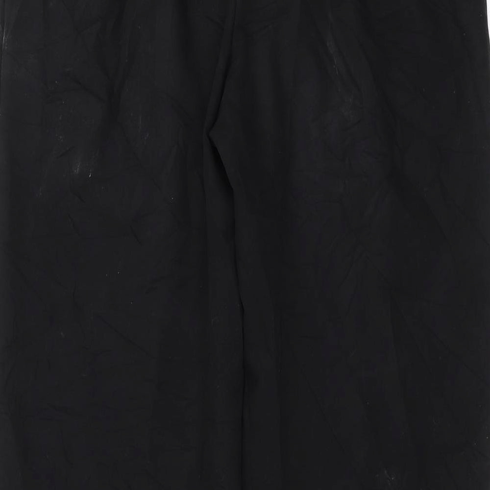 Next Womens Black Trousers Size 10 L30 in