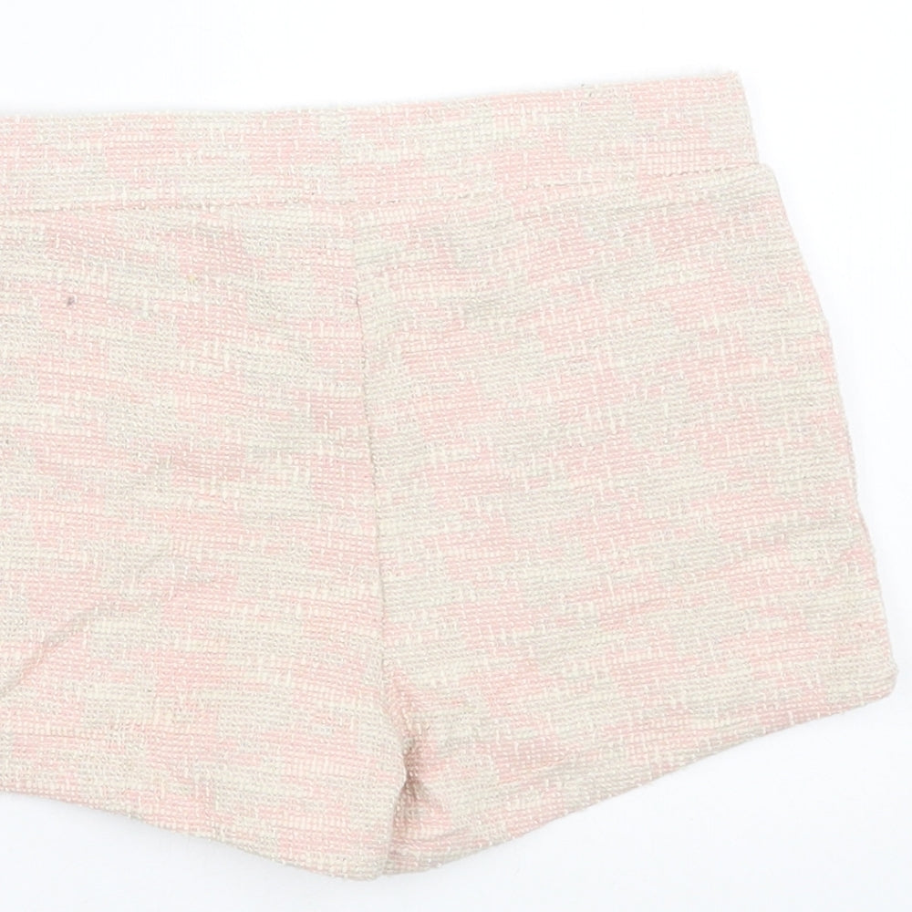 River Island Girls Pink Hot Pants Shorts Size 4-5 Years