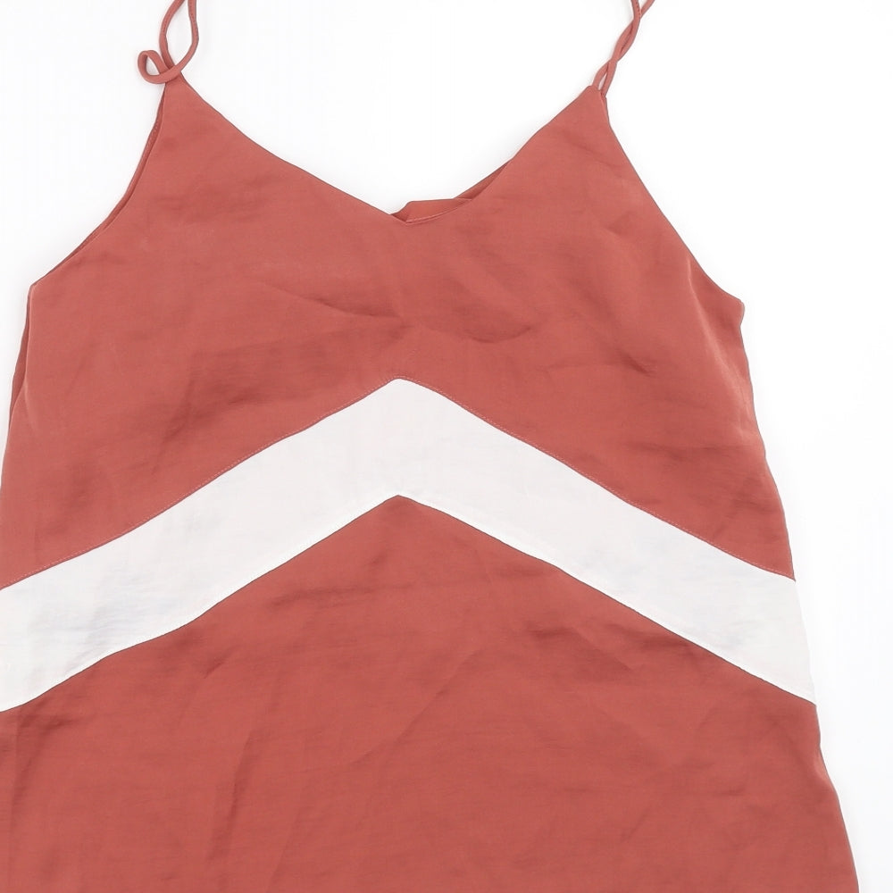 Moss Copenhagen Womens Pink Camisole Blouse Size XS