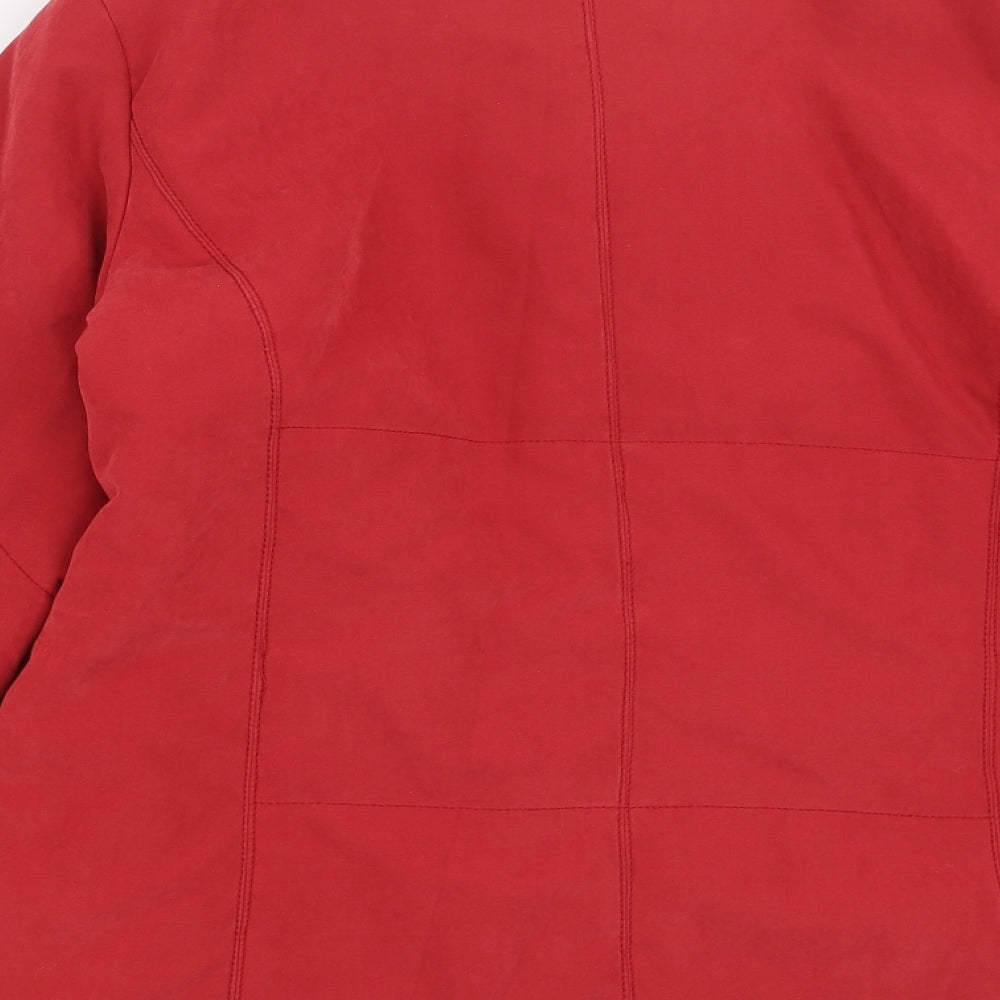 Eleganze Womens Red Jacket Size M