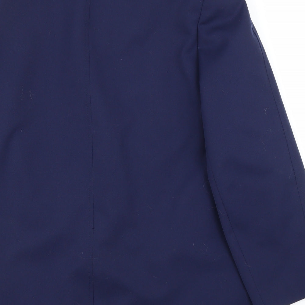 EX Womens Blue Jacket Suit Jacket Size 16
