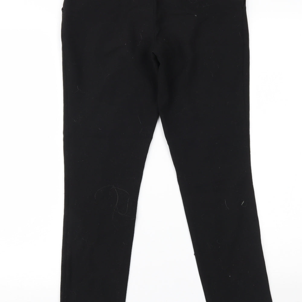 George Girls Black Cropped Trousers Size 9-10 Years