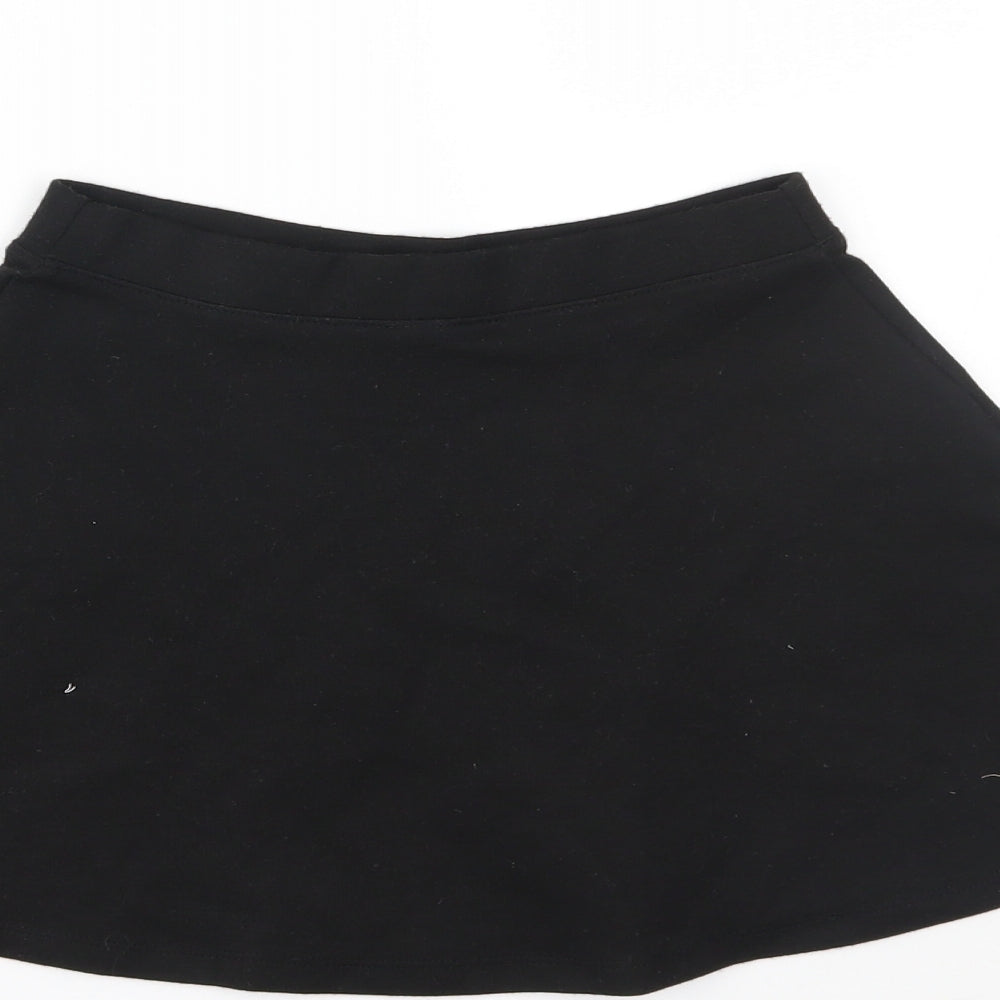 TU Girls Black Maxi Skirt Size 7 Years