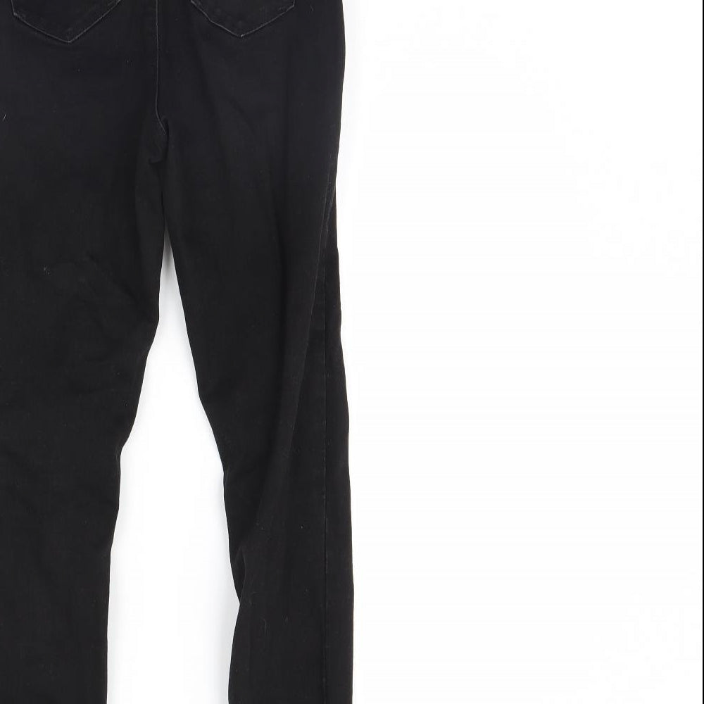 Denim & Co. Womens Black Denim Skinny Jeans Size 8 L29 in