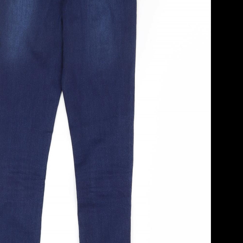 lawless Womens Blue Denim Skinny Jeans Size 8 L29 in
