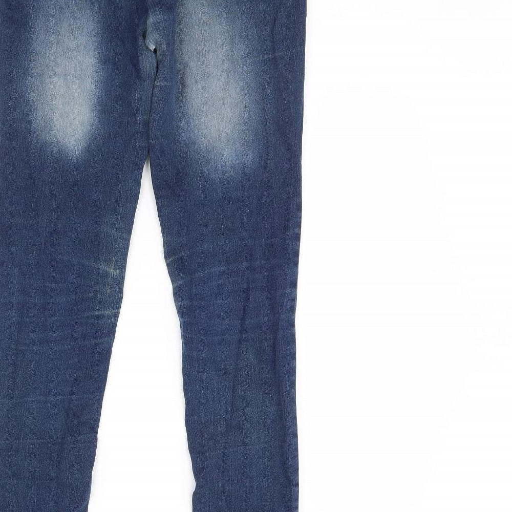 Skinny Womens Blue Denim Skinny Jeans Size 10 L30 in