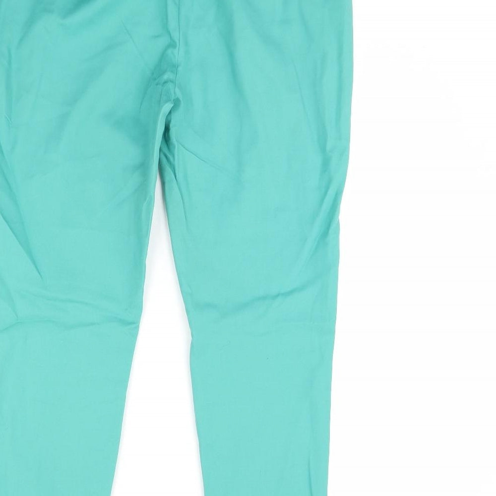 Paramour Womens Green Trousers Size 12 L29 in