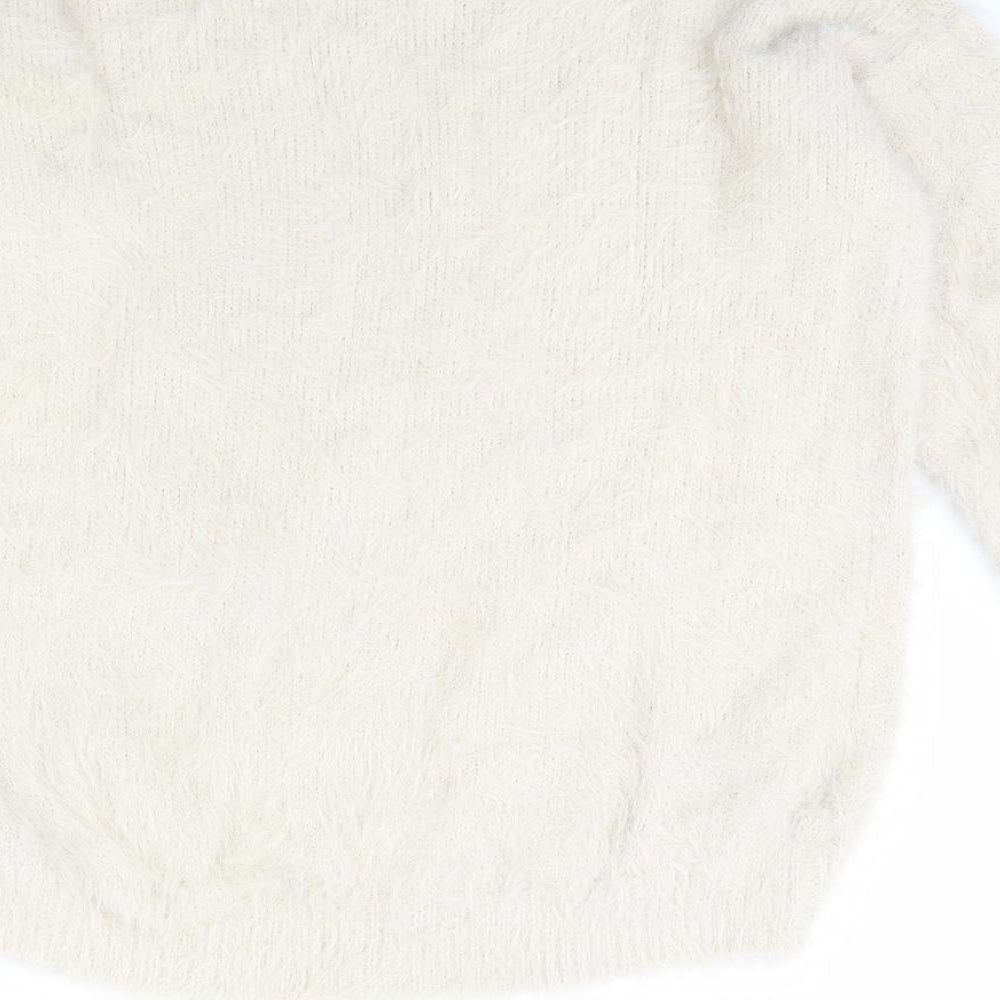 New Look Womens Ivory Pullover Jumper Size 8