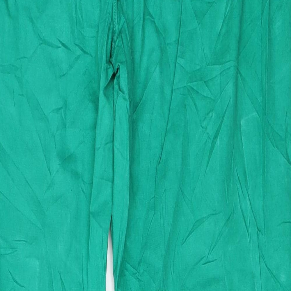 In Extenso Womens Green Chino Trousers Size M L27.5 in