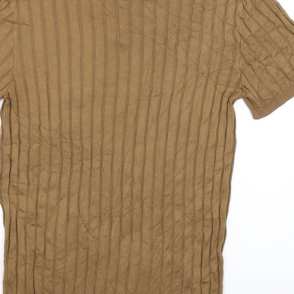 River Island Womens Brown Basic T-Shirt Size M