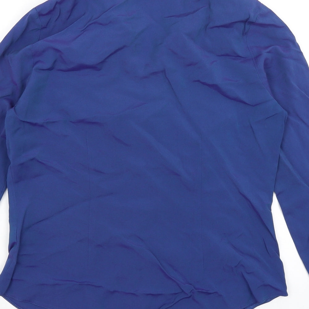 Dorothy Perkins Womens Blue Basic Button-Up Size 14