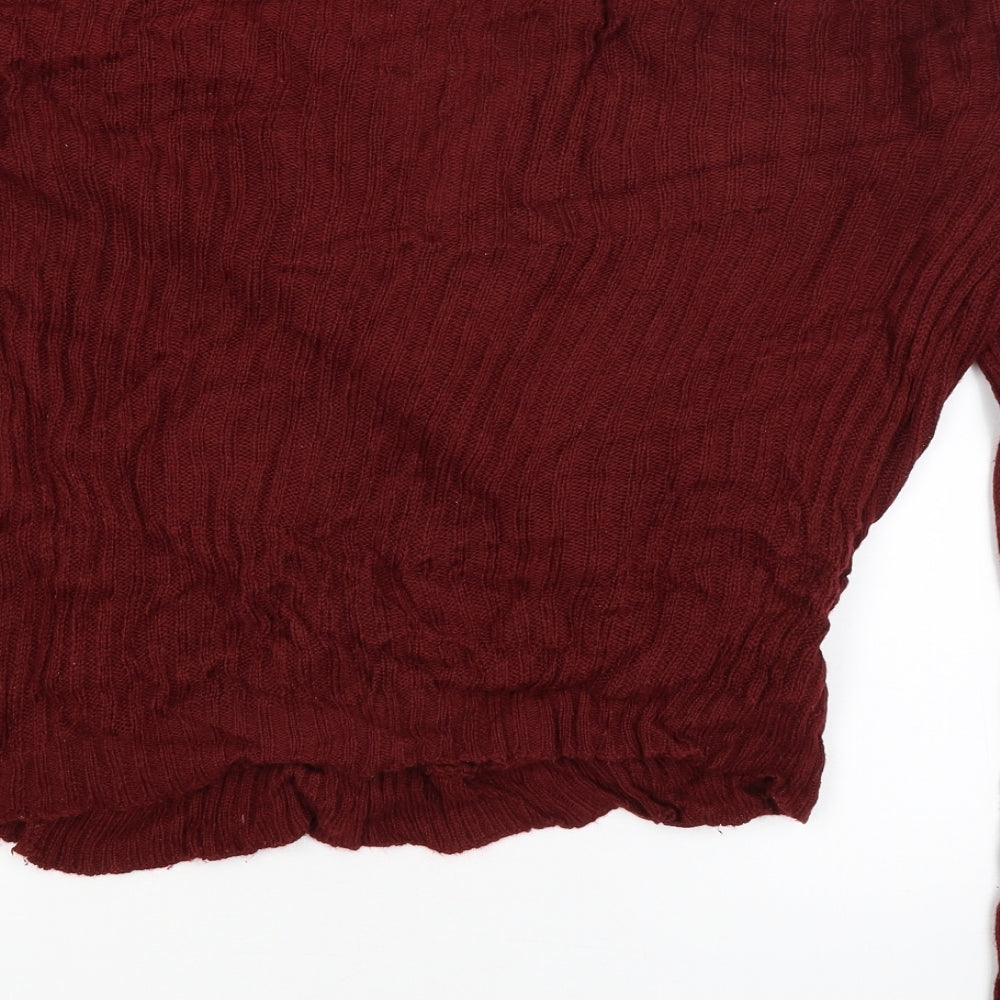 Pep&Co Womens Red Pullover Jumper Size 10
