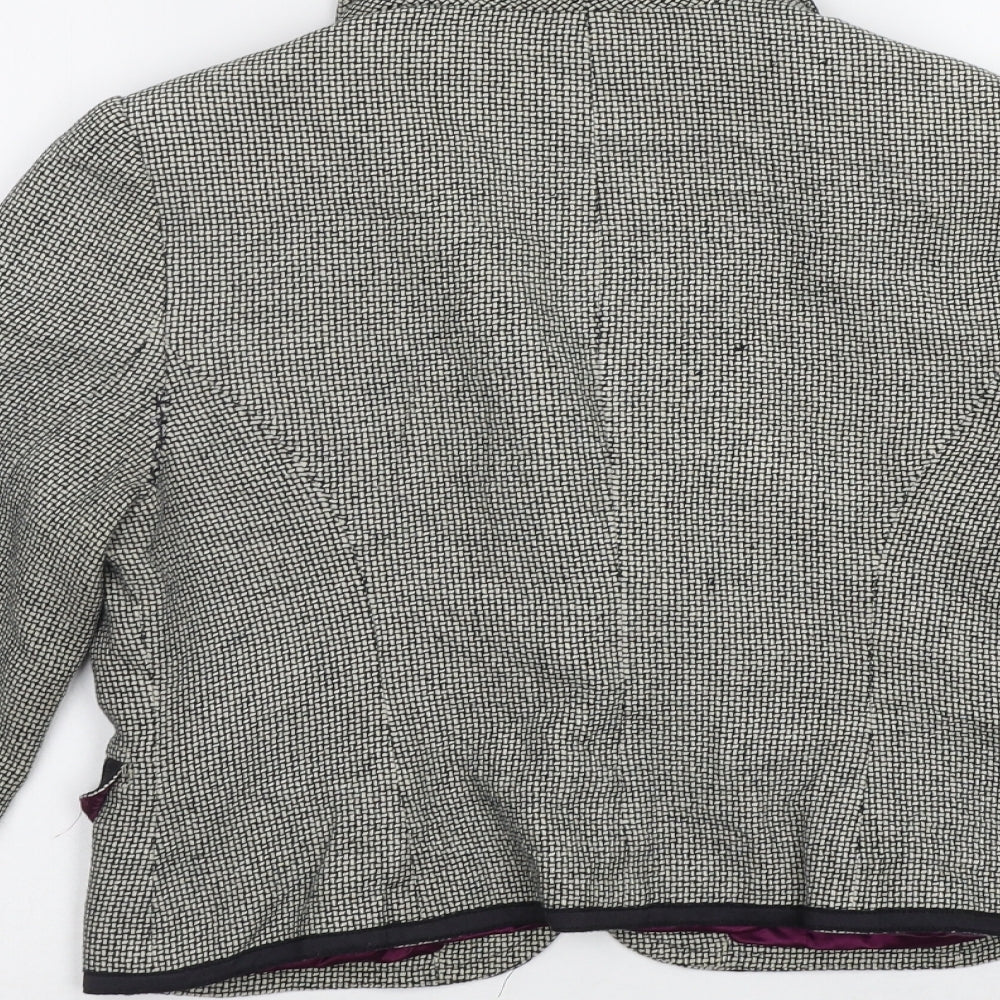 Papaya Womens Grey Jacket Blazer Size 12