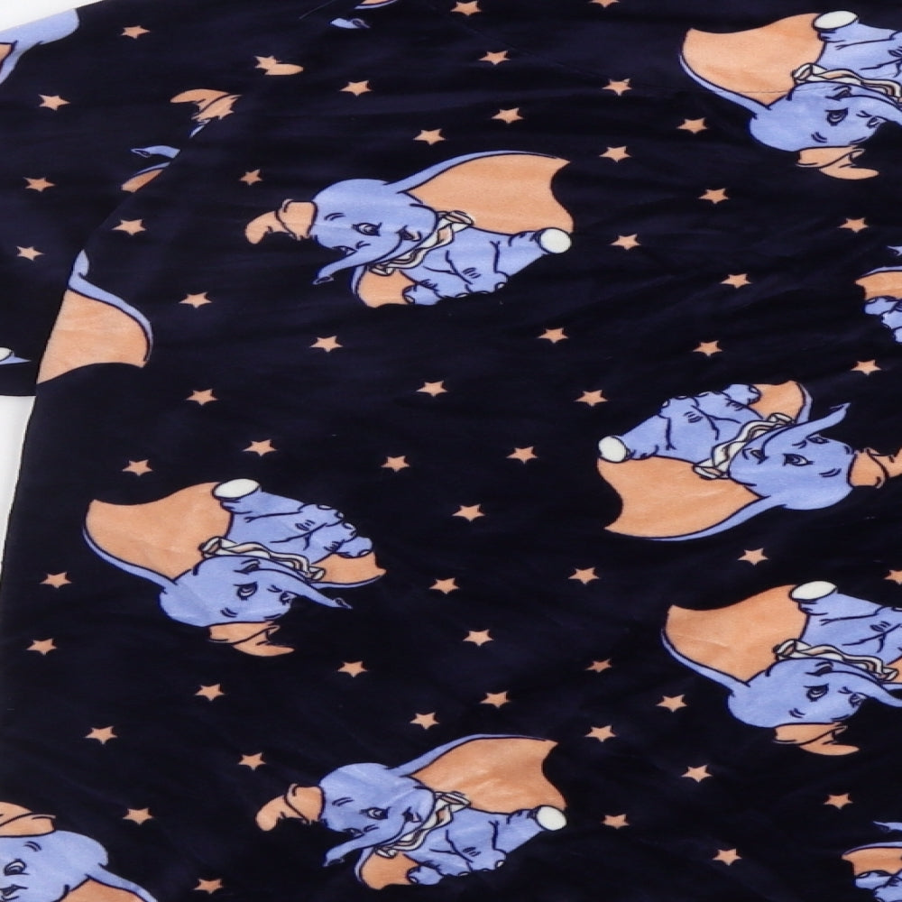 Primark Womens Blue Geometric Top Pyjama Top Size S - Dumbo