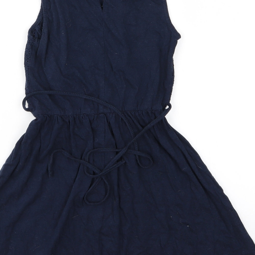 Atmosphere Womens Blue Floral Fit & Flare Size 6 - Atmosphere