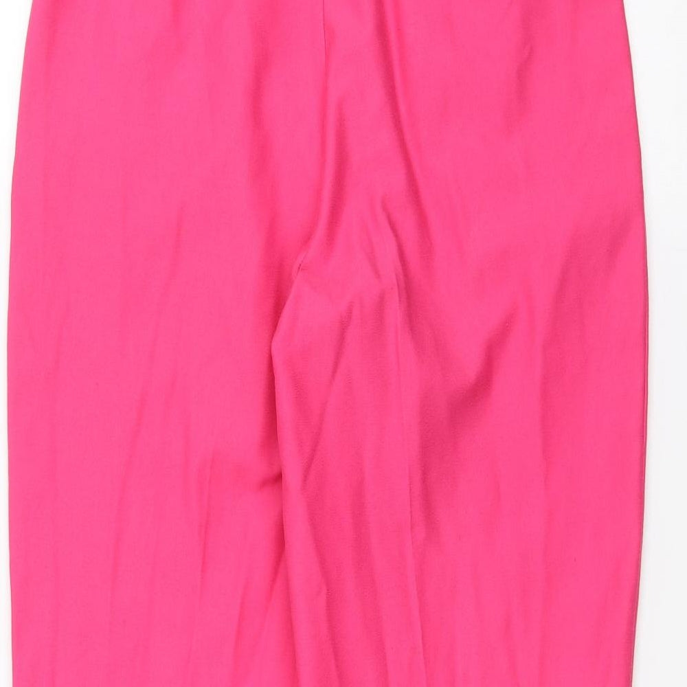 VIA MORO Womens Pink Trousers Size 14 L25 in