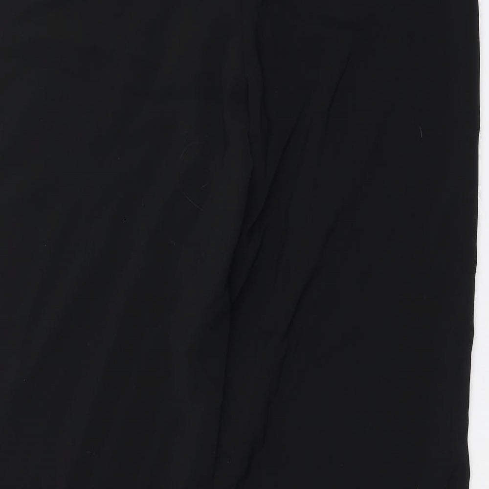 Marks & Spencer Womens Black Trousers Size 14 L27 in