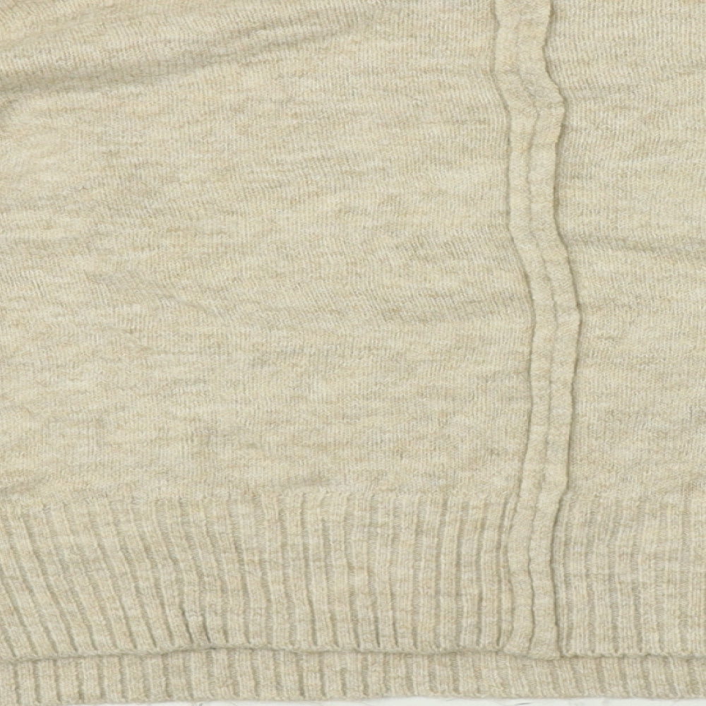 Topshop Womens Beige Pullover Jumper Size 10