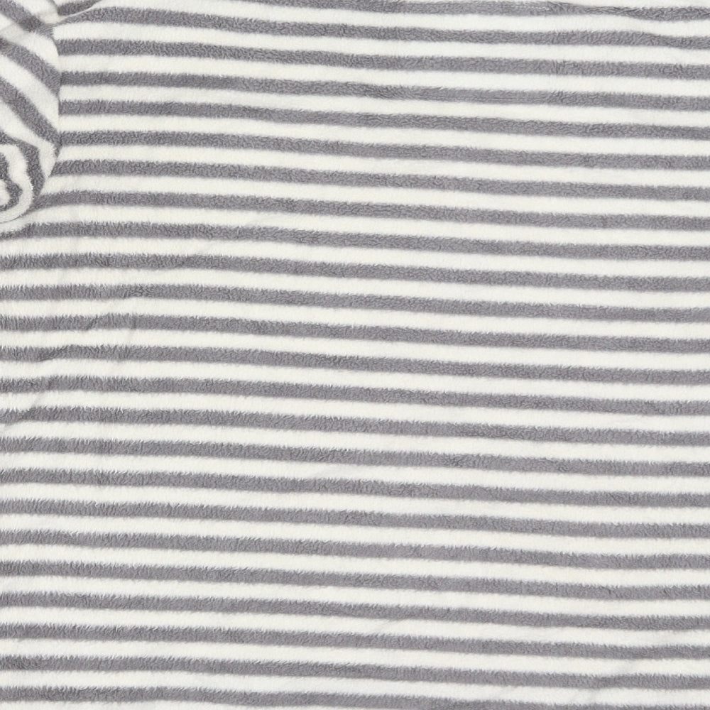 Marks & Spencer Womens Grey Striped Pullover Jumper Size 6 - Bear