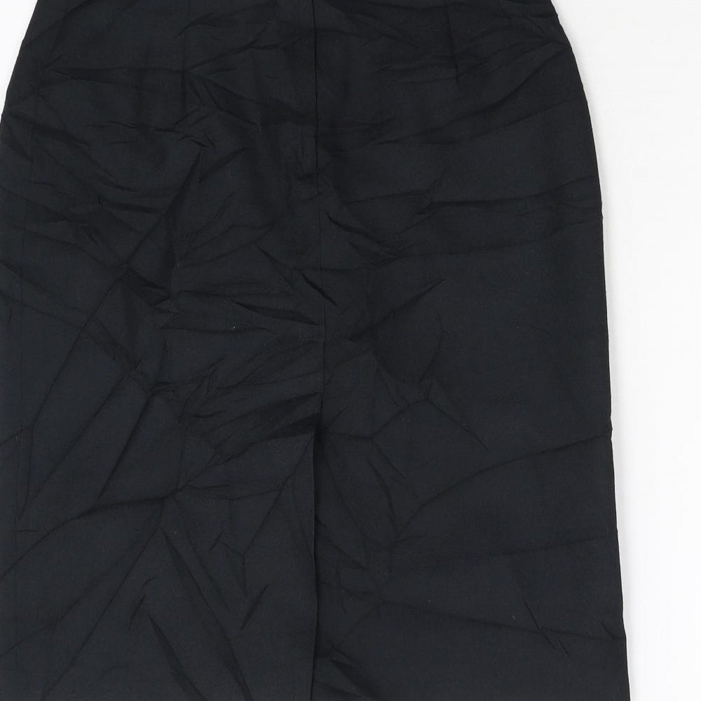 Preworn Womens Black Straight & Pencil Skirt Size 12