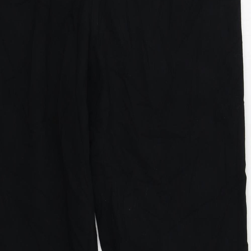 Marks & Spencer Womens Black Trousers Size 12 L28 in