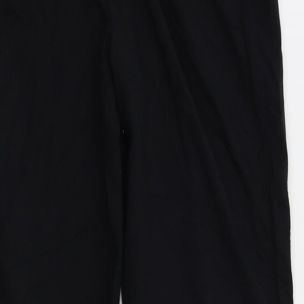 Marks & Spencer Womens Black Trousers Size 12 L28 in