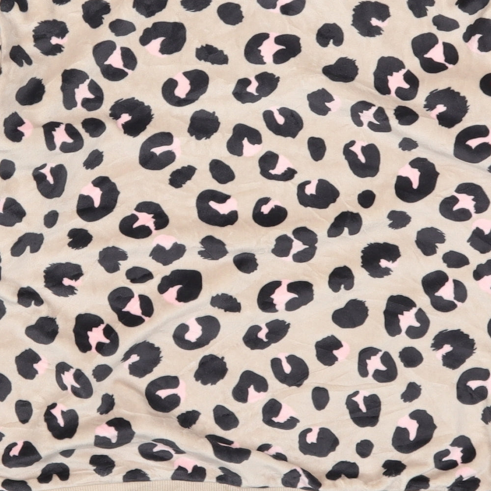 Marks and Spencer Girls Pink Animal Print Top Pyjama Top Size 11-12 Years