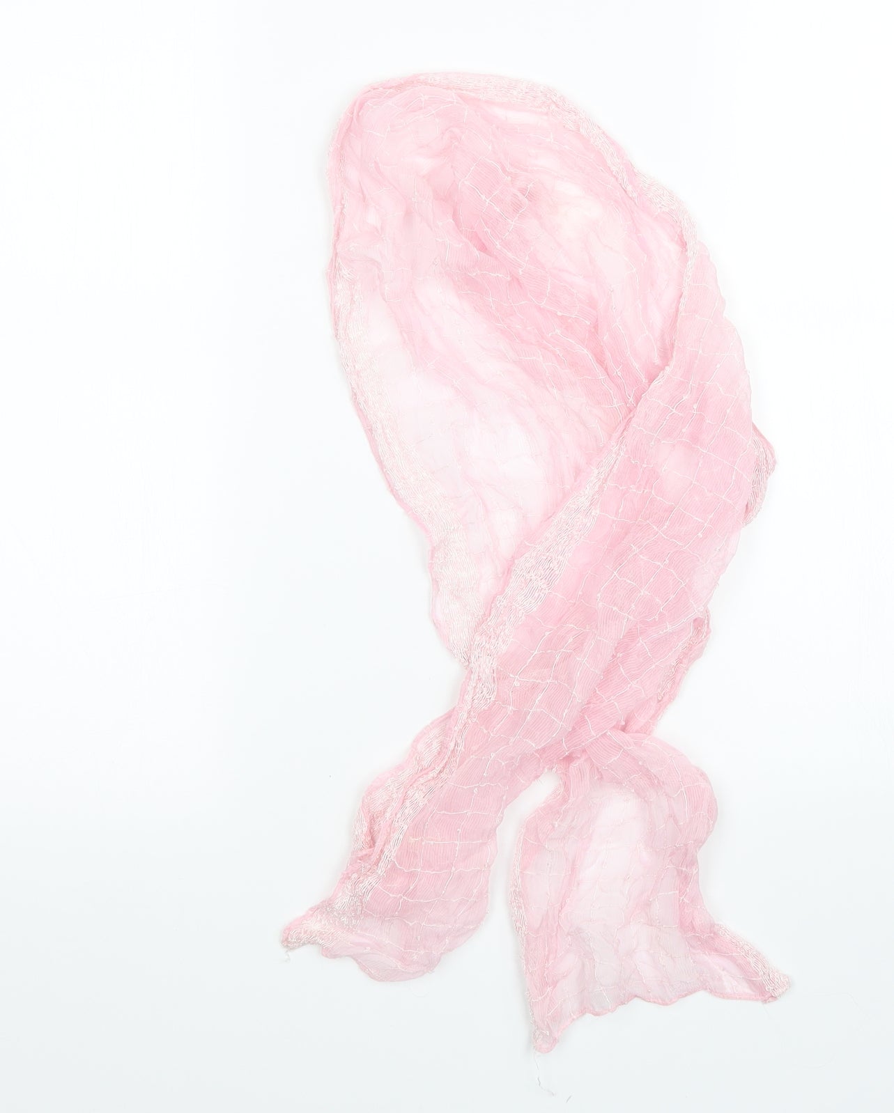 Preworn Womens Pink Scarf