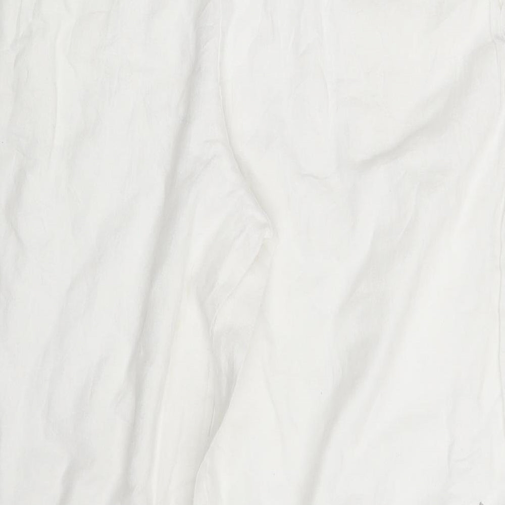 Just Living Womens White Sweatpants Trousers Size S L25 in
