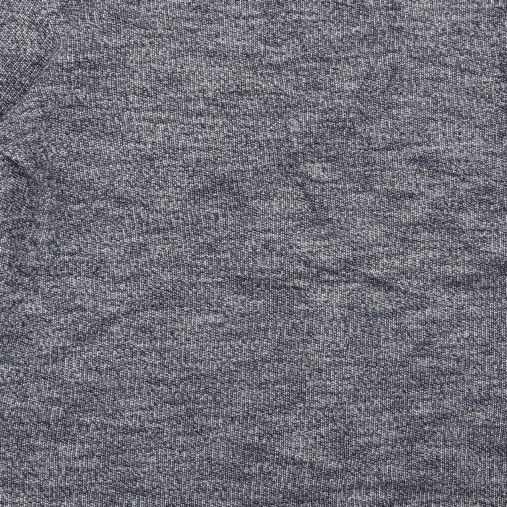 tru Womens Blue Basic T-Shirt Size L