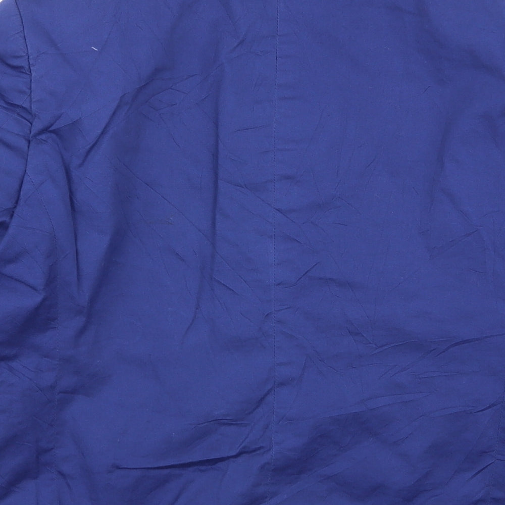 monday Womens Blue Jacket Blazer Size 12