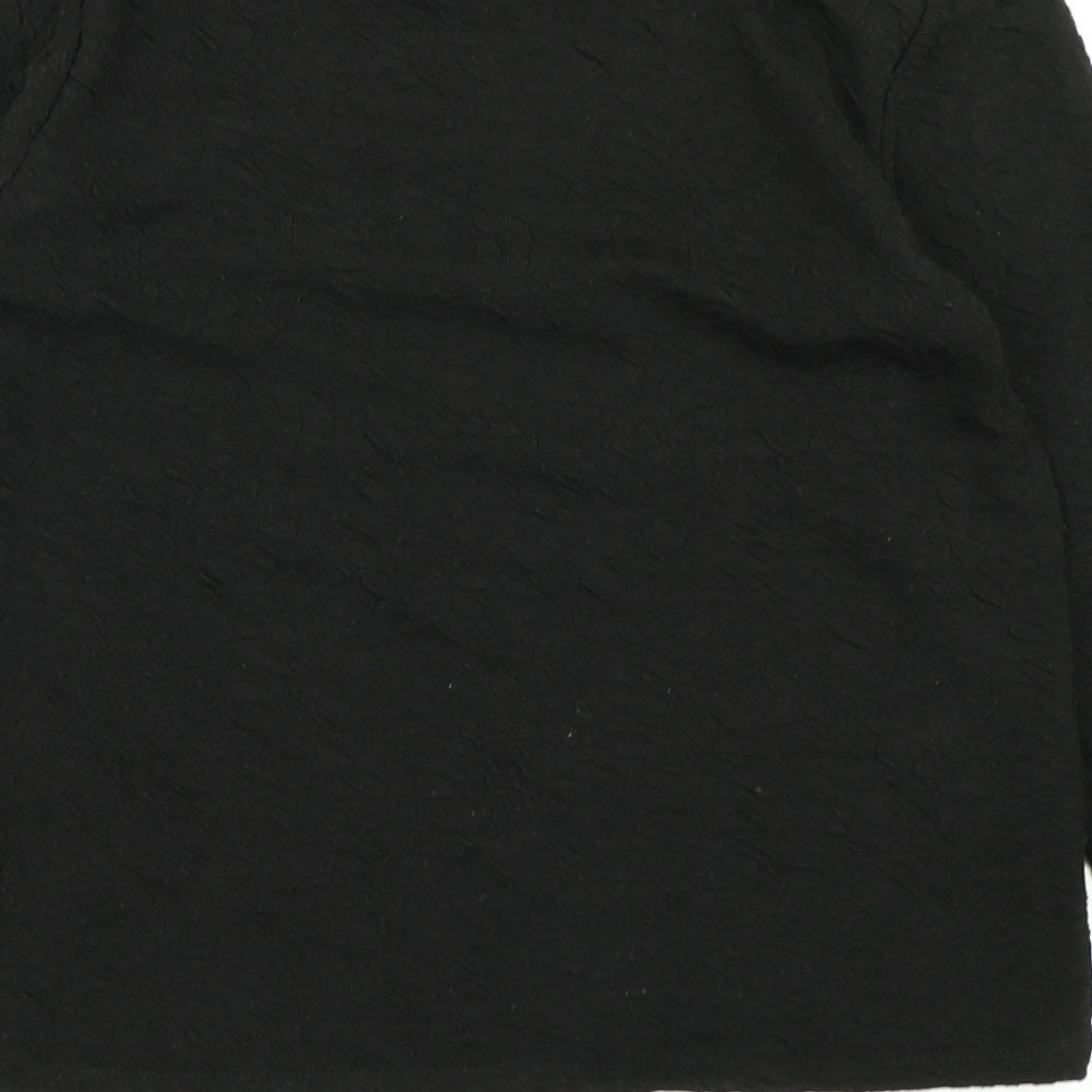 Dorothy Perkins Womens Black Basic T-Shirt Size 10