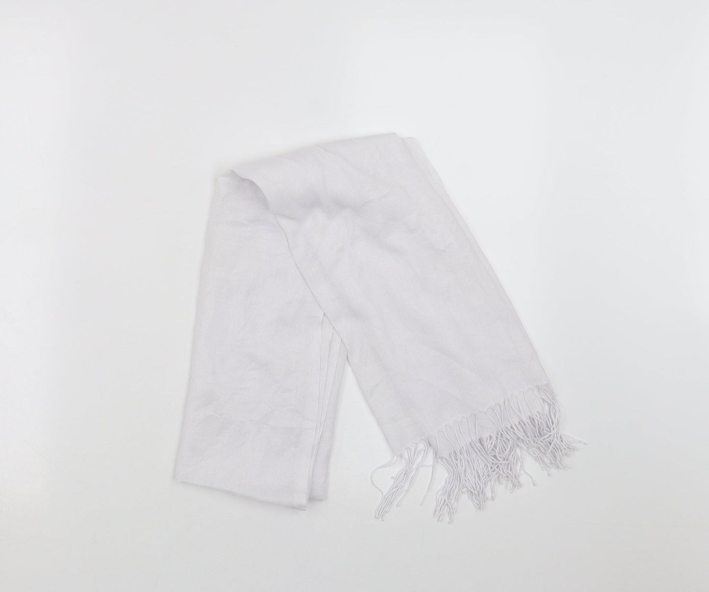 madame polo Womens White Scarf
