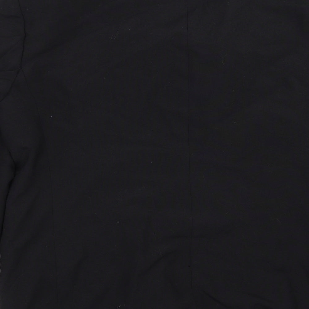 The Fine Tailoring Collection Mens Black Jacket Suit Jacket Size 40