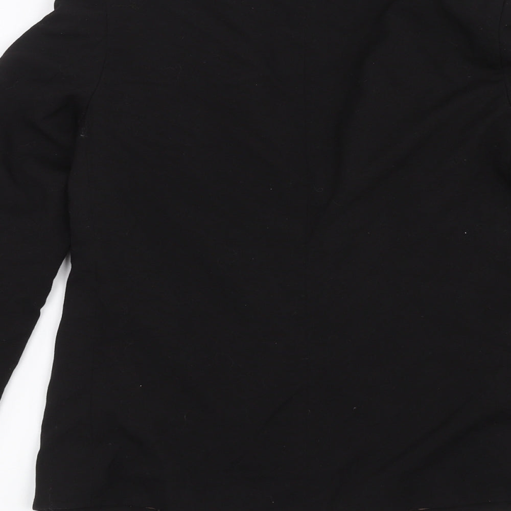 Hot Options Womens Black Jacket Blazer Size 10