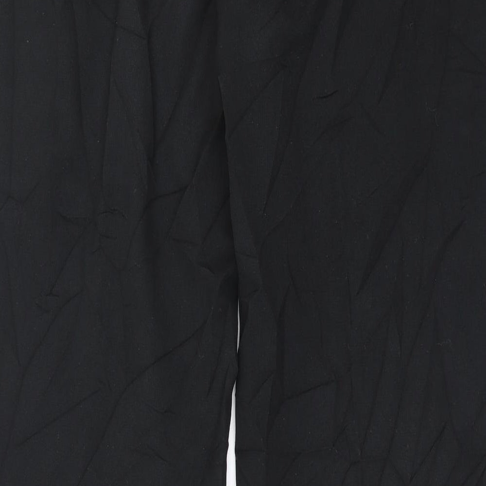 NEXT Womens Black Trousers Size 16 L28 in