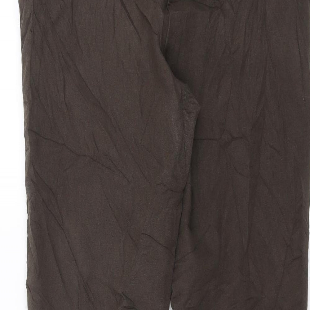 Marks and Spencer Womens Green Trousers Size 12 L25 in