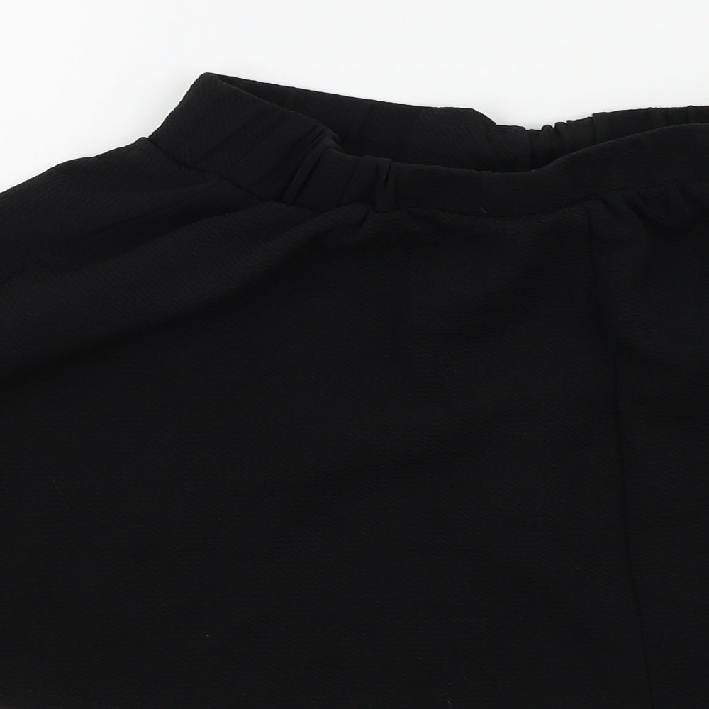 Preworn Womens Black Flare Skirt Size M