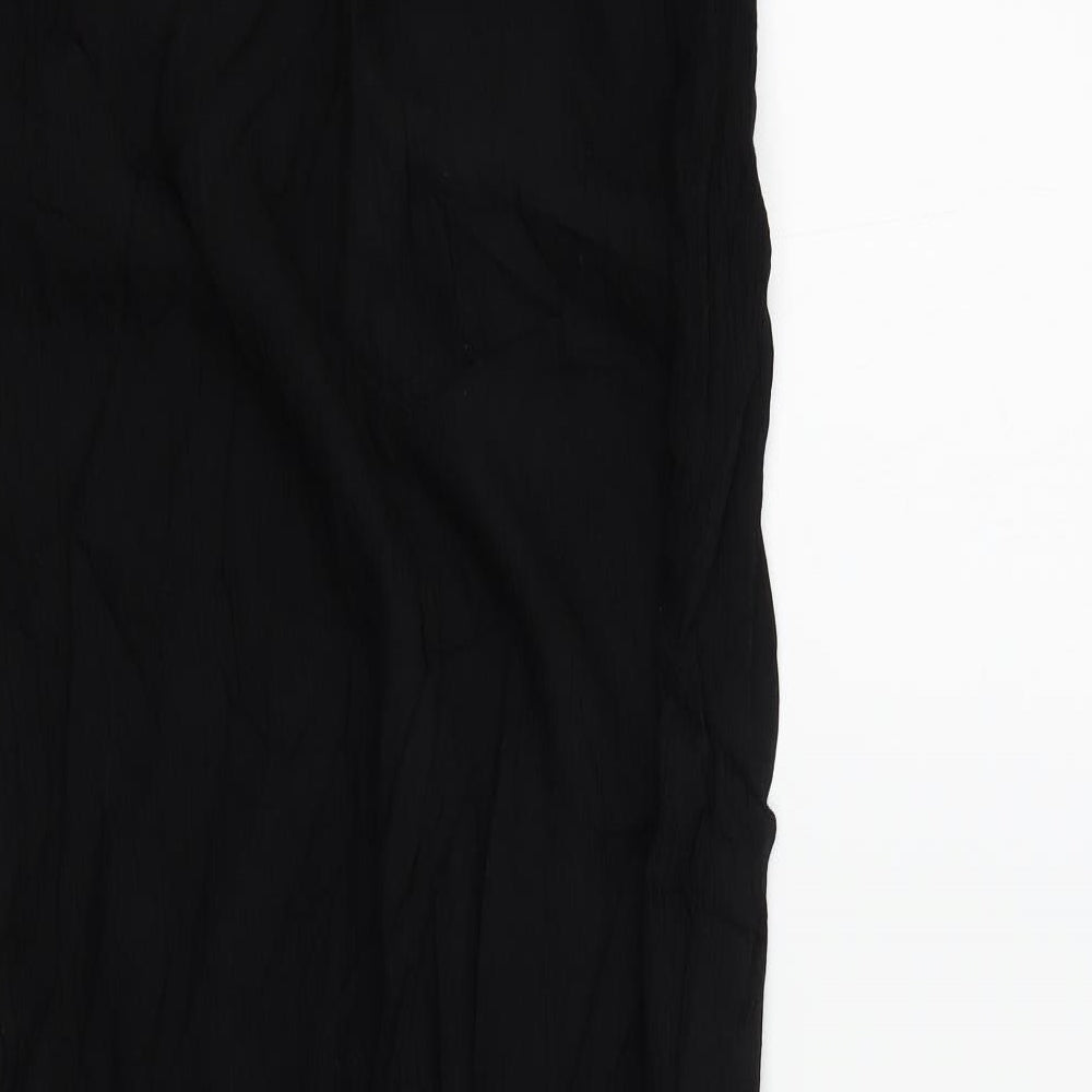 Zara Womens Black Colourblock Bodysuit One-Piece Size XS L23 in