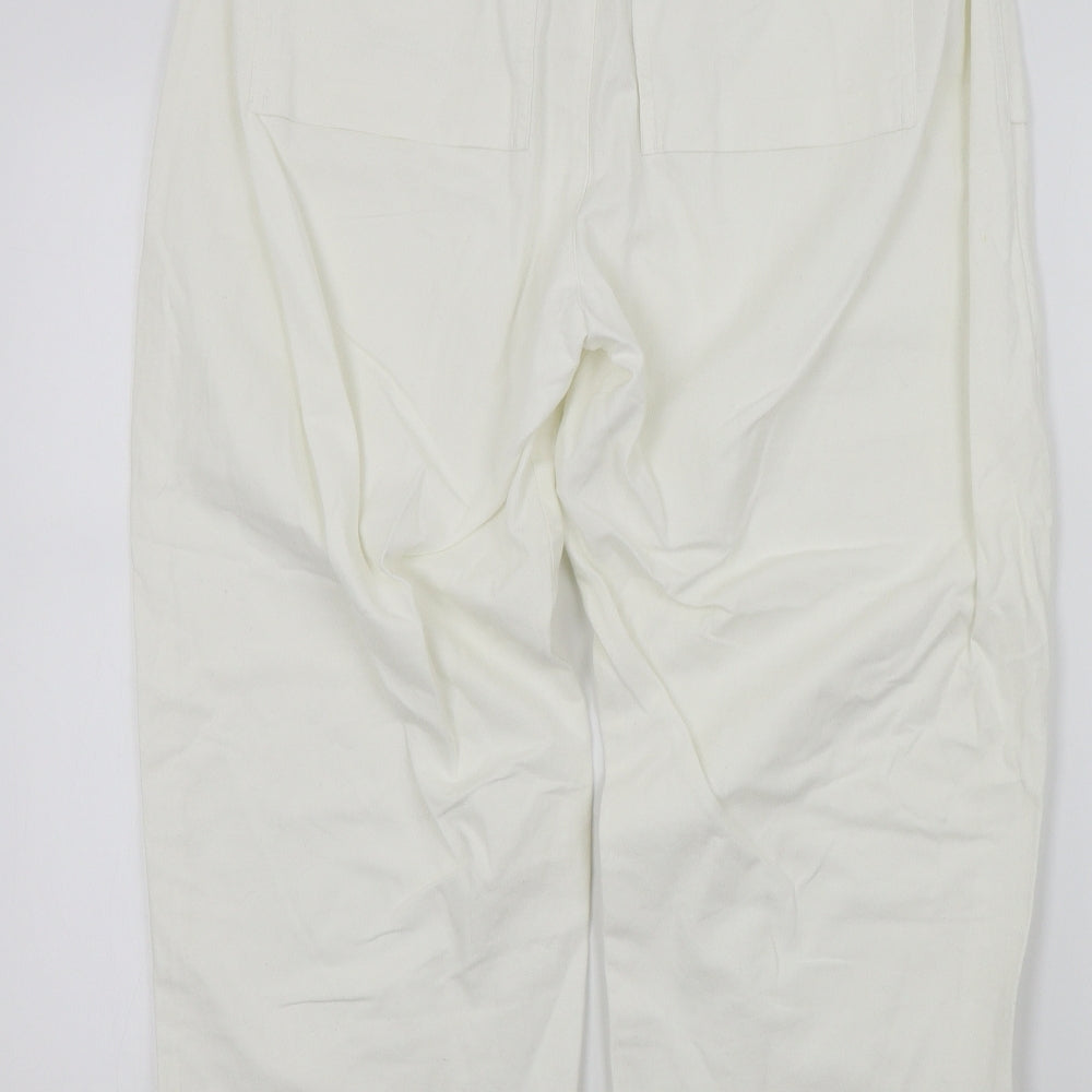 fashion plus Womens White Trousers Size 16 L23 in