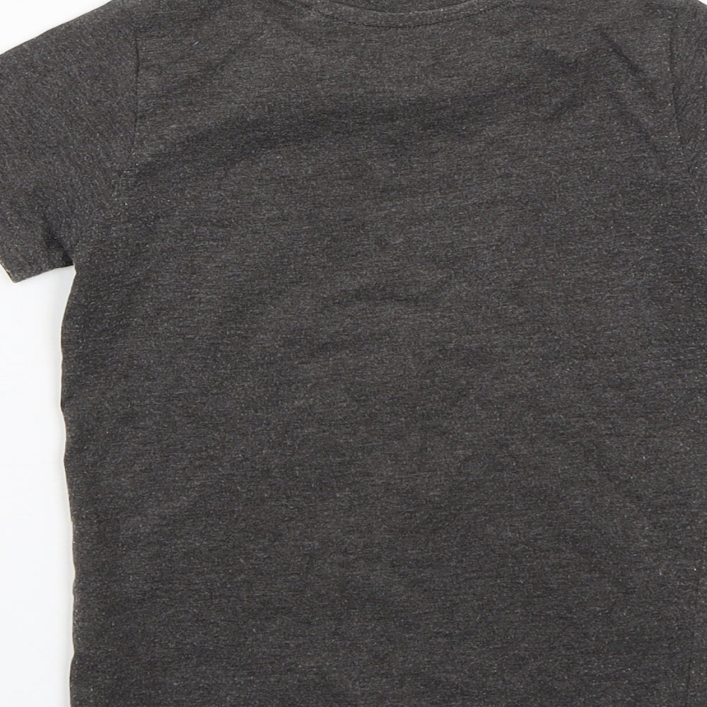 Next Boys Grey Basic T-Shirt Size 4 Years