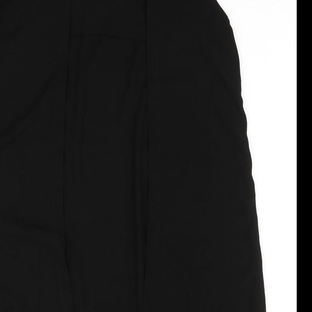 Missguided Womens Black Basic Tank Size 12