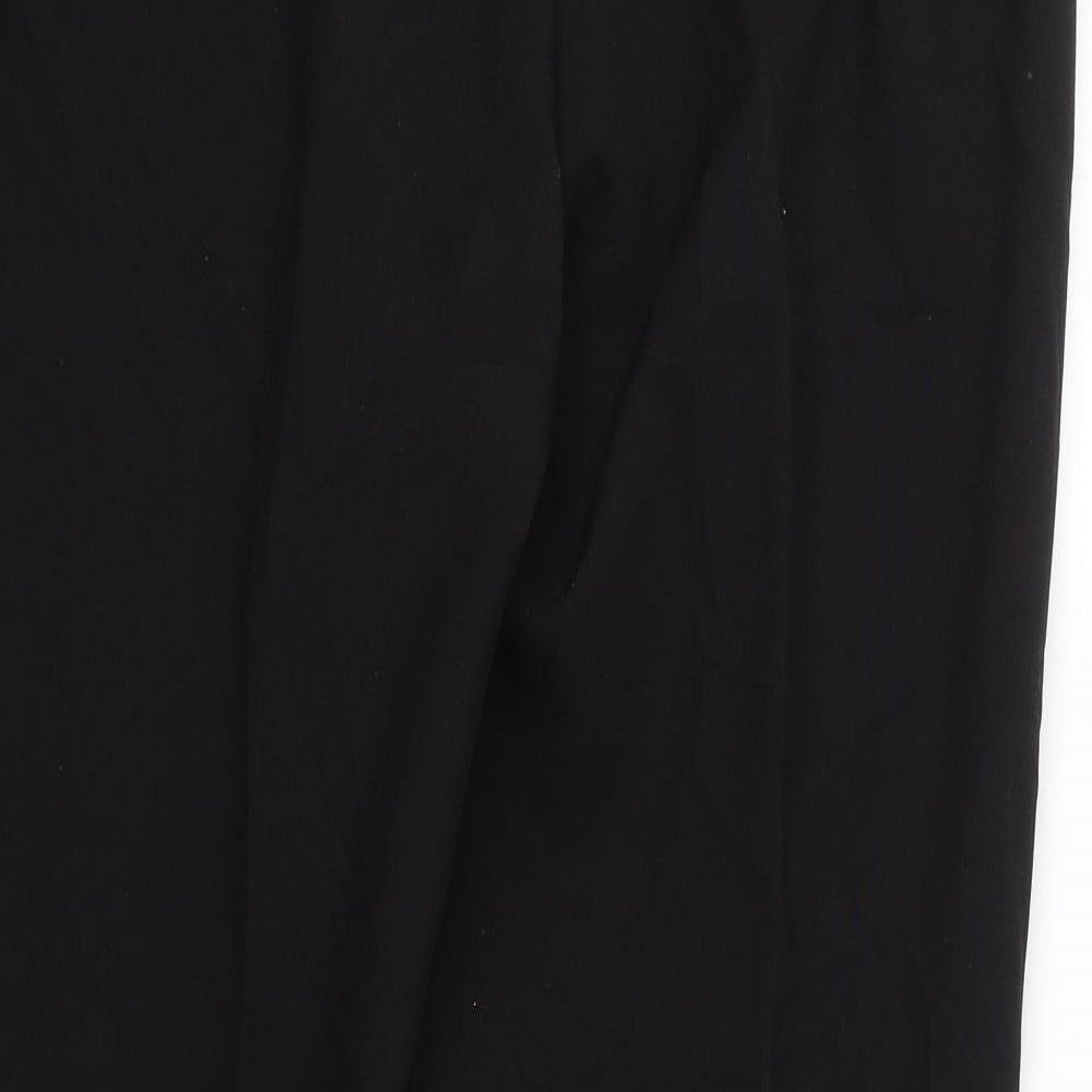 Collection Womens Black Trousers Size 14 L27 in