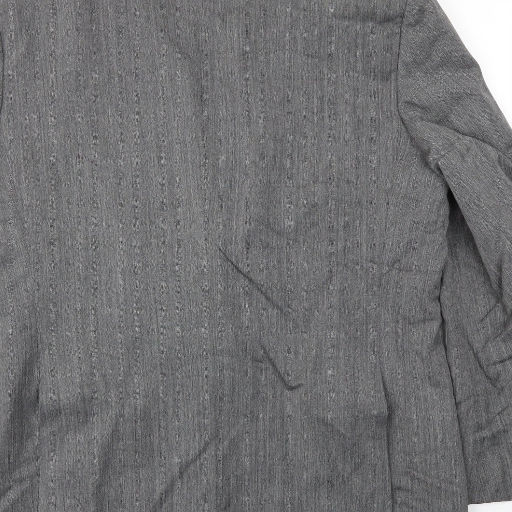 WETBROOK Mens Grey Jacket Blazer Size 40