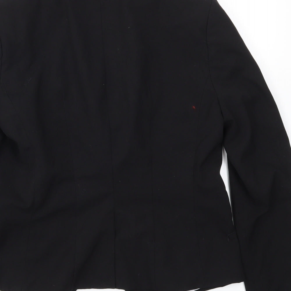 H&M Womens Black Jacket Blazer Size 8